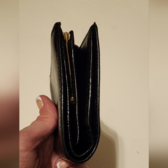 Gucci Black Leather Wallet with coin purse and Interocking Logo - Picture 8 of 9